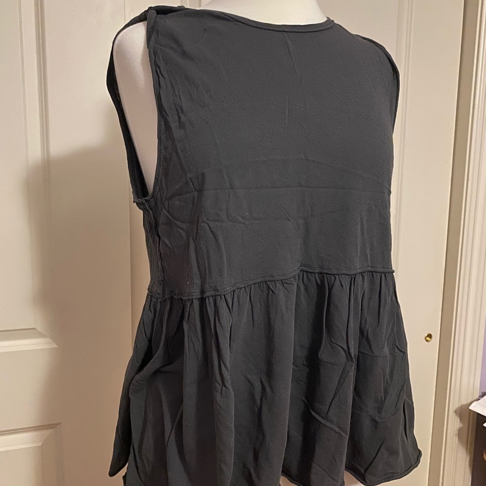Free People Tank Top in Dark Gray